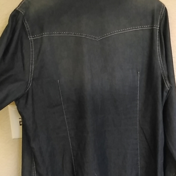 Long denim dress/tunic - Picture 4 of 5